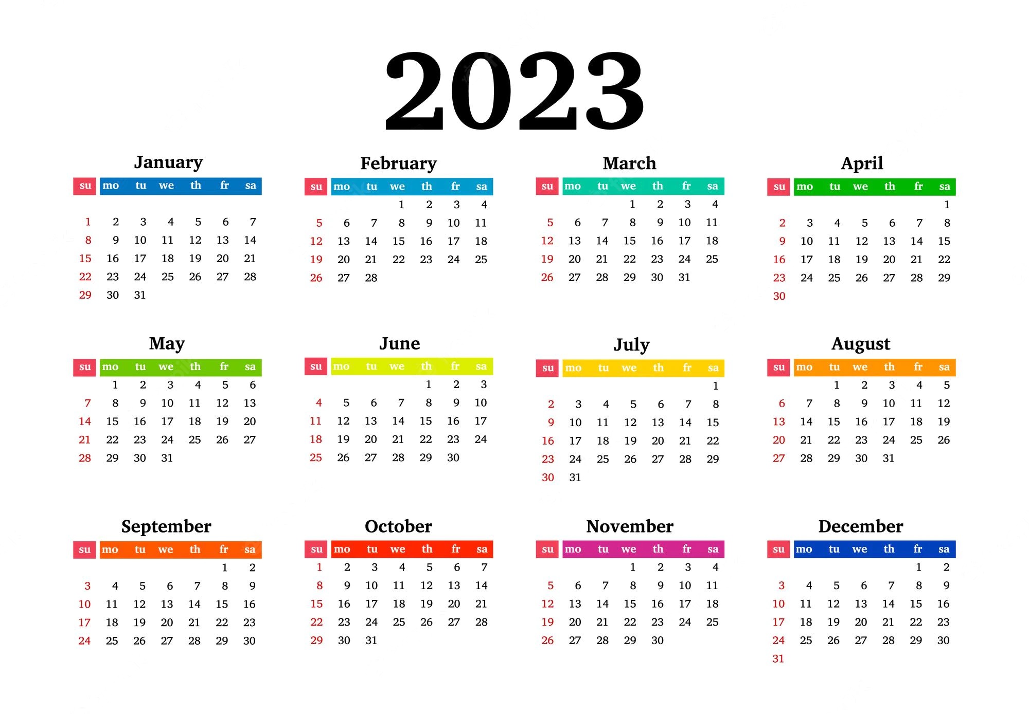 Dates for NT programs in 2023